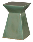 Emissary Upright 18"H Ceramic Outdoor Garden Stool