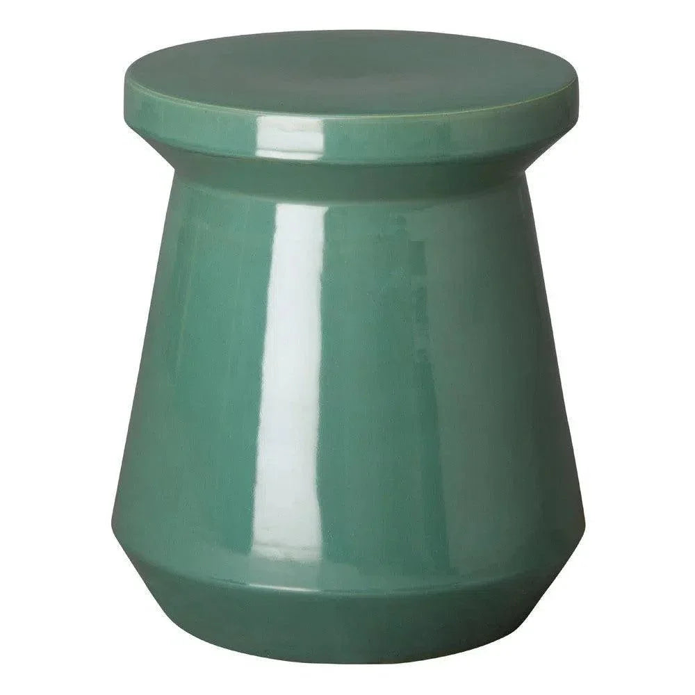 Emissary 18 in. Vic Ceramic Outdoor Garden Stool