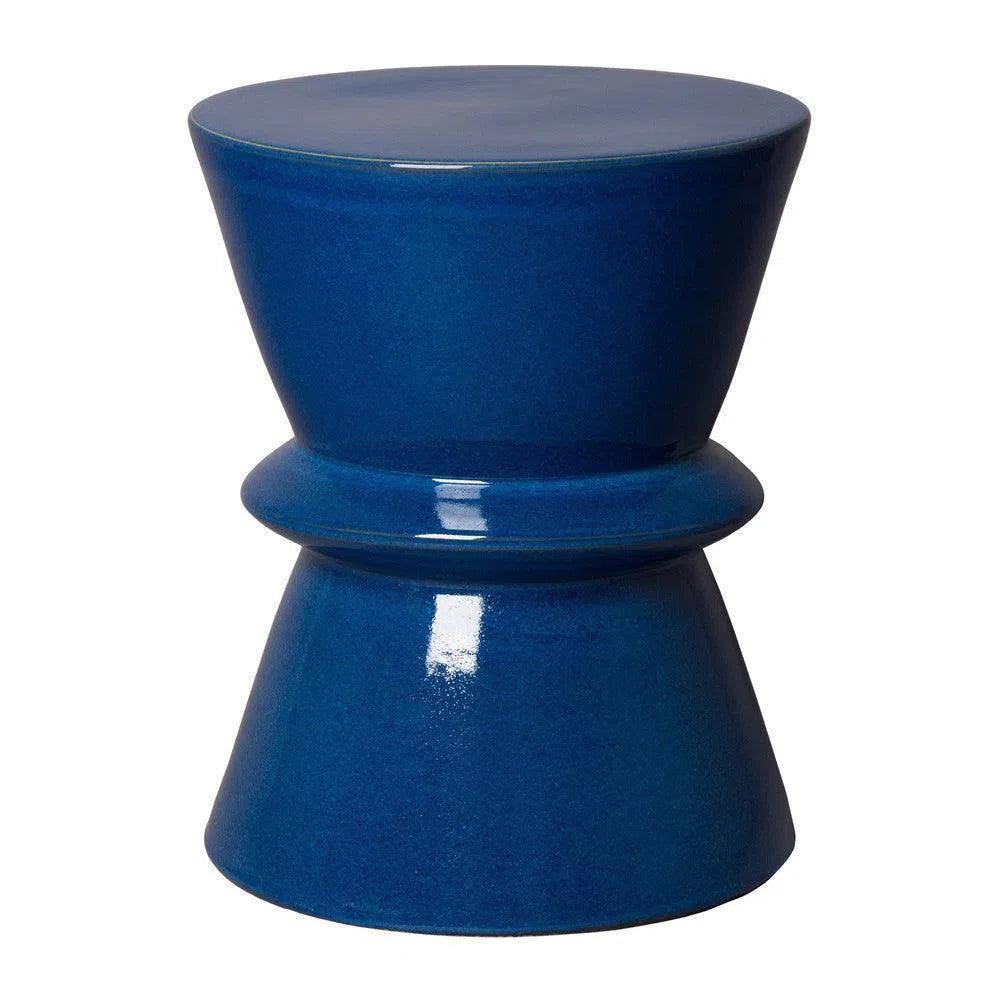 Emissary 18 in. Zip Ceramic Outdoor Garden Stool