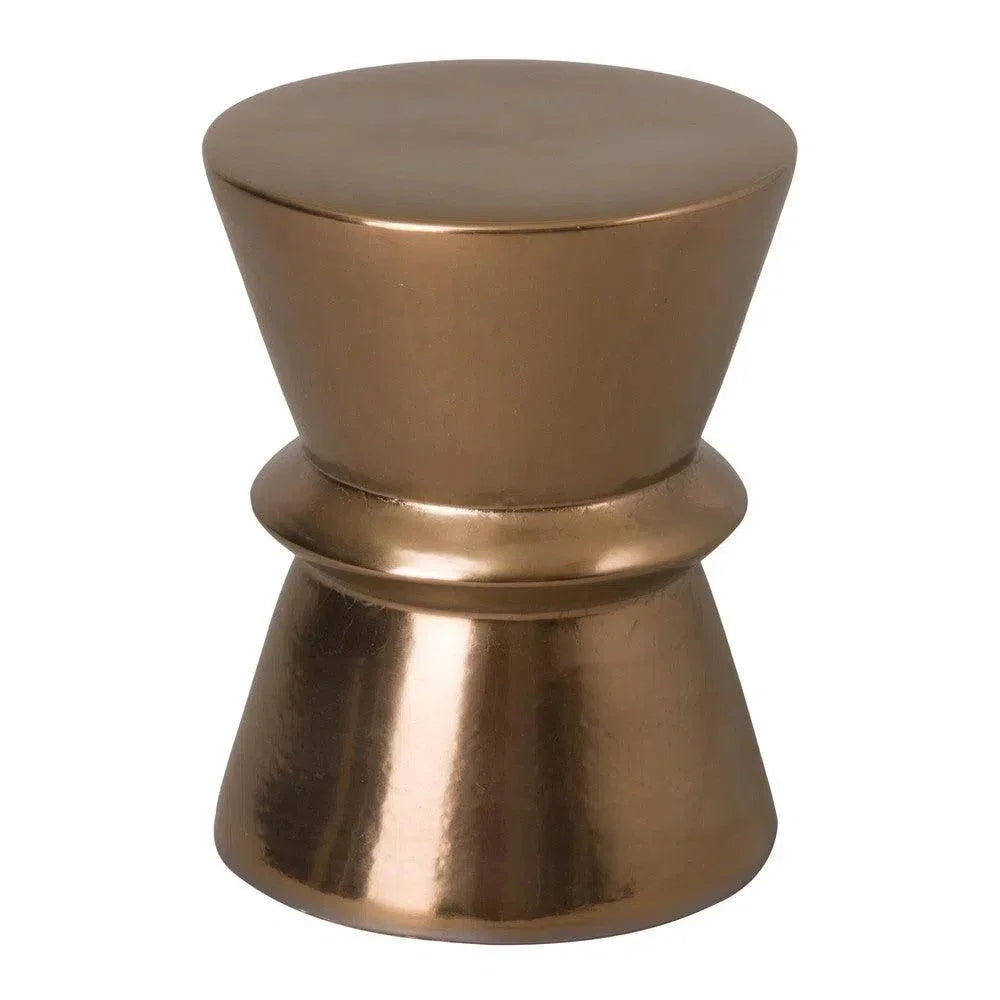 Emissary 18 in. Zip Ceramic Outdoor Garden Stool