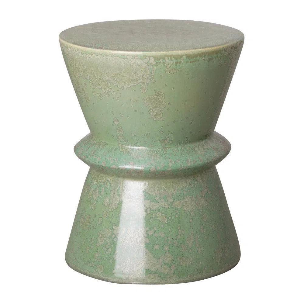Emissary 18 in. Zip Ceramic Outdoor Garden Stool