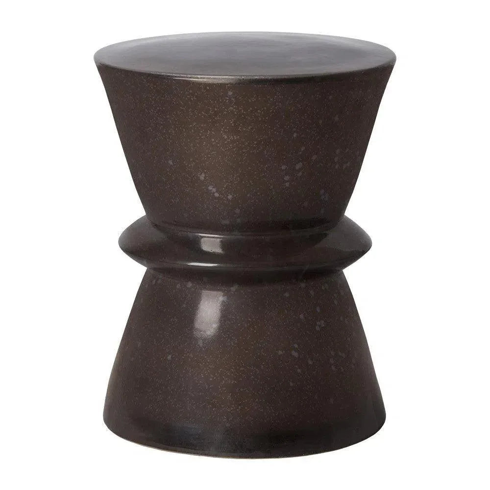 Emissary 18 in. Zip Ceramic Outdoor Garden Stool