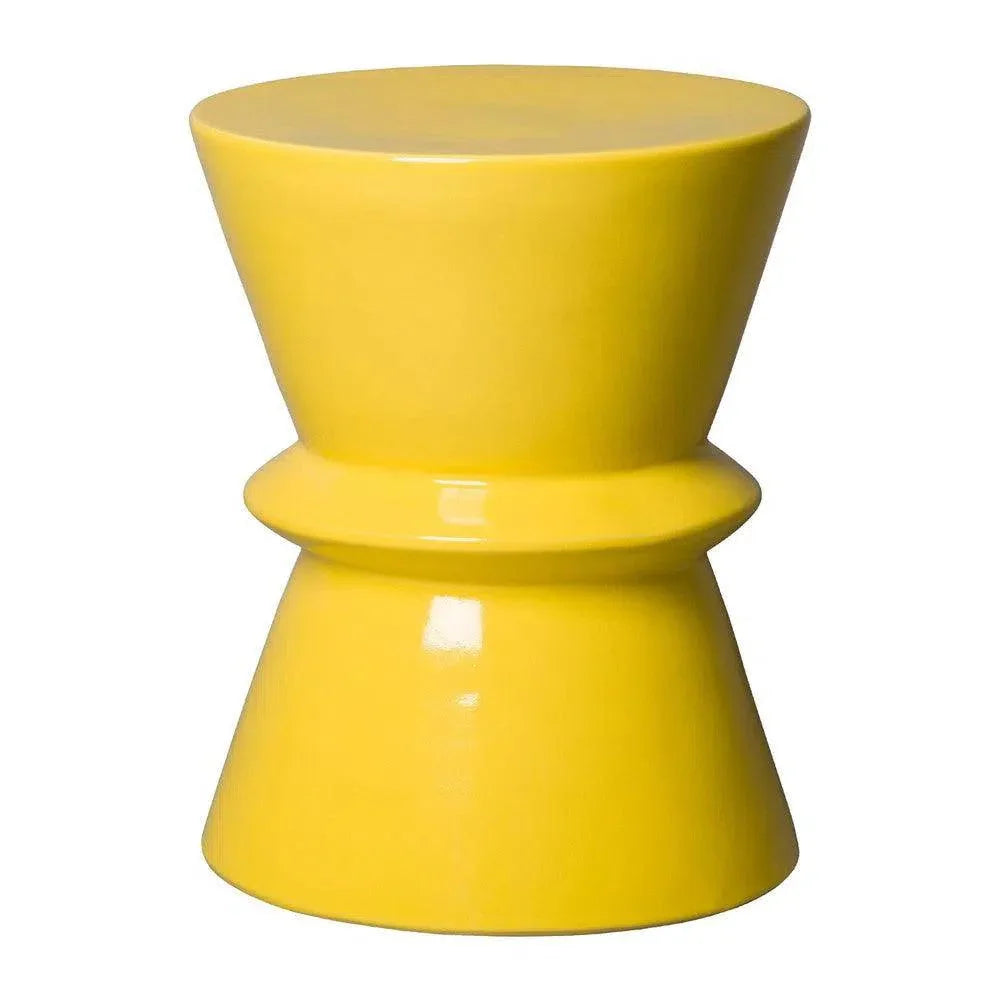 Emissary 18 in. Zip Ceramic Outdoor Garden Stool
