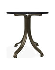 18" Round Marine Grade Polymer Top End Table - LOOMLAN - Telescope - Outdoor Side Tables