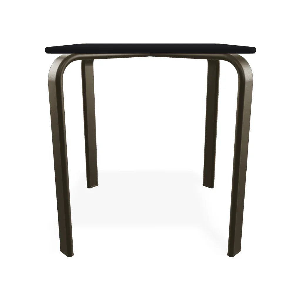 18" Square Marine Grade Polymer End Table - LOOMLAN - Telescope - Outdoor Side Tables