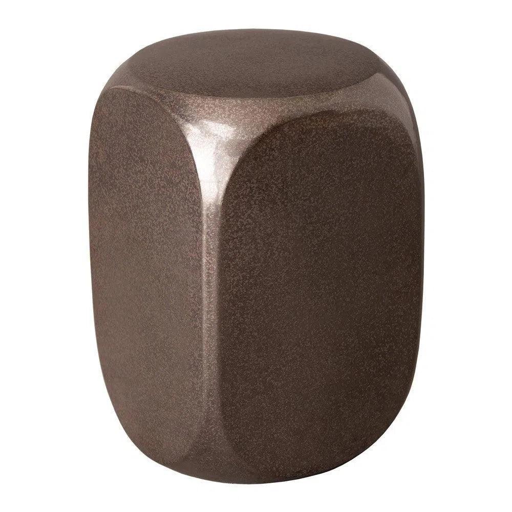 Emissary 19 in. Dice Ceramic Outdoor Garden Stool