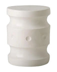 Emissary 19 in. Spindle Outdoor Decorative Garden Stool