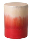 Emissary 20 in. Cylinder Ceramic Outdoor Garden Stool