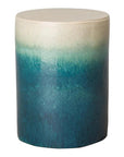 Emissary 20 in. Cylinder Ceramic Outdoor Garden Stool