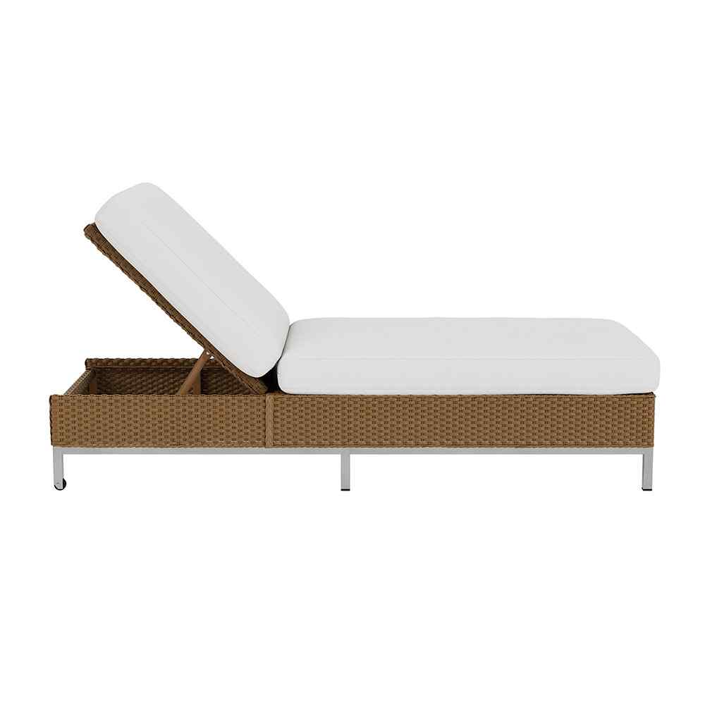Elements Loom Wicker Outdoor Chaise-Outdoor Chaises-Lloyd Flanders-LOOMLAN