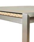 Elements Wicker Square Outdoor Dining Table-Outdoor Dining Tables-Lloyd Flanders-LOOMLAN