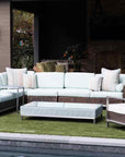 Elements Outdoor Corner Sectional with Loom Back