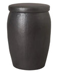 Emissary 21 in. Drum Too Ceramic Outdoor Garden Stool