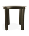 21" Round Marine Grade Polymer Deluxe End Table - LOOMLAN - Telescope - Outdoor Side Tables