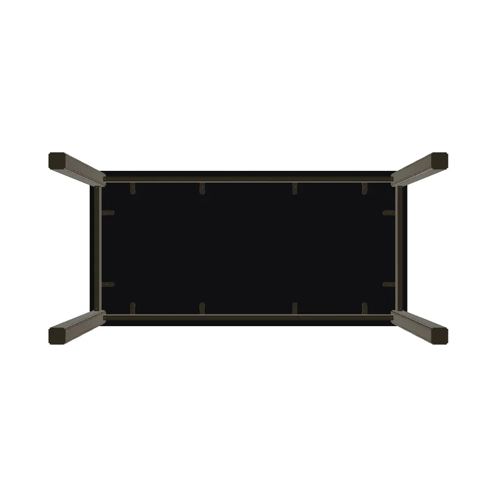 21" X 42" Marine Grade Polymer Coffee Table - LOOMLAN - Telescope - Outdoor Coffee Tables