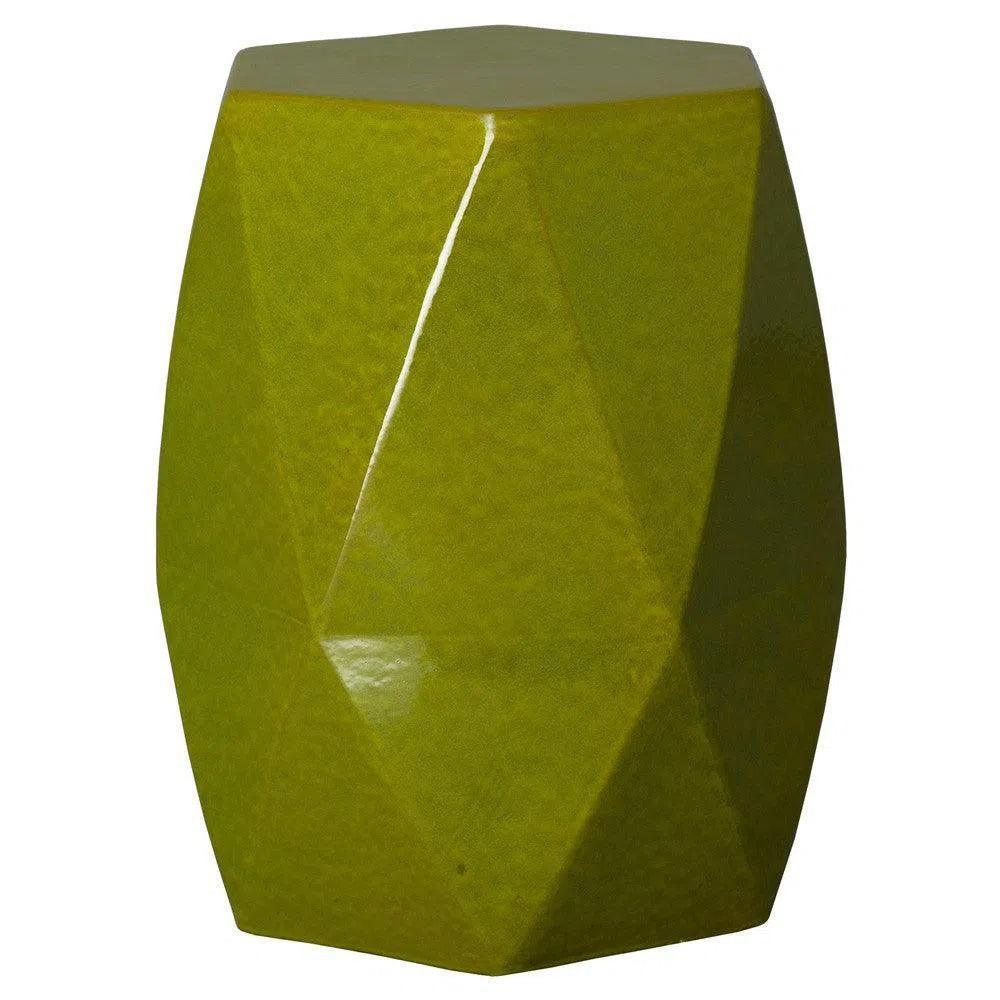 Emissary 22 in. Brilliant Matrix Ceramic Garden Stool
