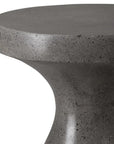 Emissary 22 in. Caemen Teardrop Terrazzo Outdoor Garden Stool