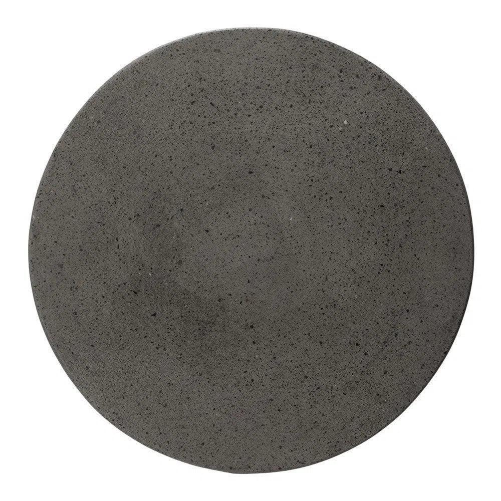 Emissary 22 in. Caemen Teardrop Terrazzo Outdoor Garden Stool