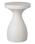 Emissary 22 in. Caemen Teardrop Terrazzo Outdoor Garden Stool