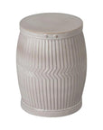 Emissary 22 in. Dolly Tub Ceramic Outdoor Garden Stool