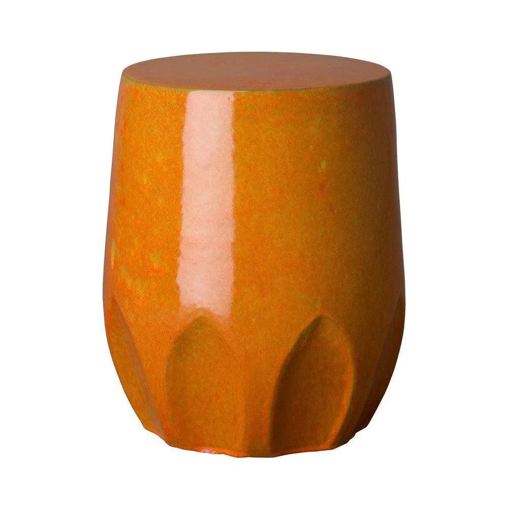 Emissary 22 in. Large Calyx Ceramic Outdoor Garden Stool