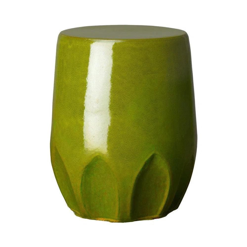Emissary 22 in. Large Calyx Ceramic Outdoor Garden Stool