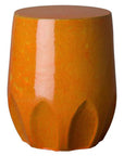 Emissary 22 in. Large Calyx Ceramic Outdoor Garden Stool
