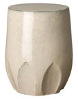 Emissary 22 in. Large Calyx Ceramic Outdoor Garden Stool