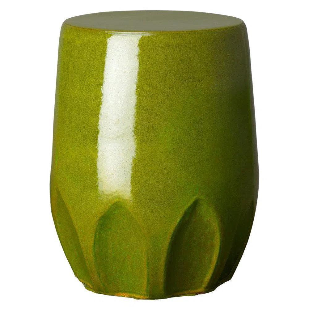 Emissary 22 in. Large Calyx Ceramic Outdoor Garden Stool