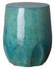 Emissary 22 in. Large Calyx Ceramic Outdoor Garden Stool