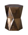 Emissary 22 in. Matrix Hexagon Outdoor Garden Stool