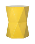 Emissary 22 in. Matrix Hexagon Outdoor Garden Stool