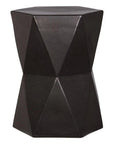 Emissary 22 in. Matrix Hexagon Outdoor Garden Stool