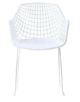 22.5 Inch Chair White Set White Contemporary - LOOMLAN - Moe's Home - Outdoor Accent Chairs