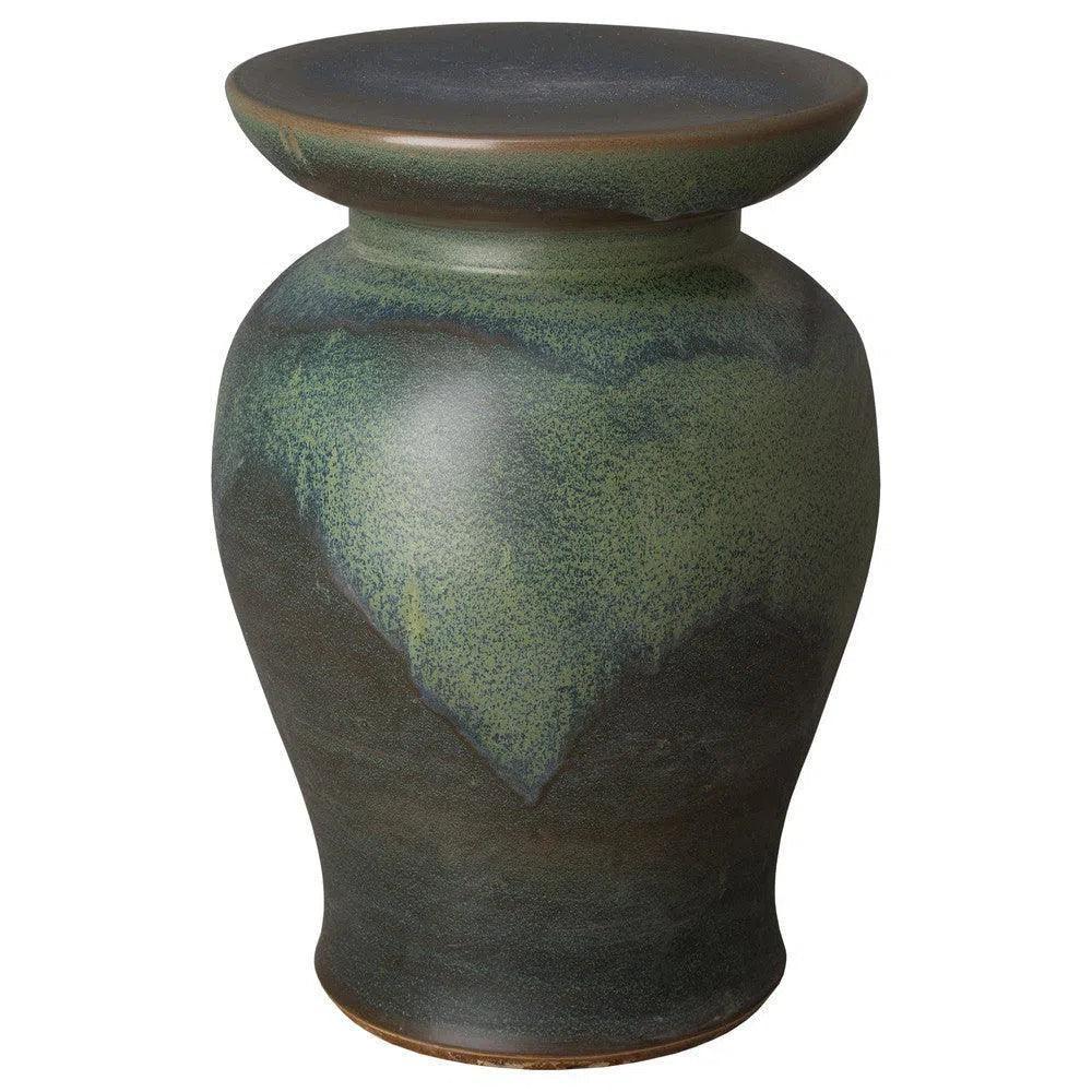 Emissary 23 in. Ceramic Outdoor Garden Stool