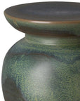 Emissary 23 in. Ceramic Outdoor Garden Stool