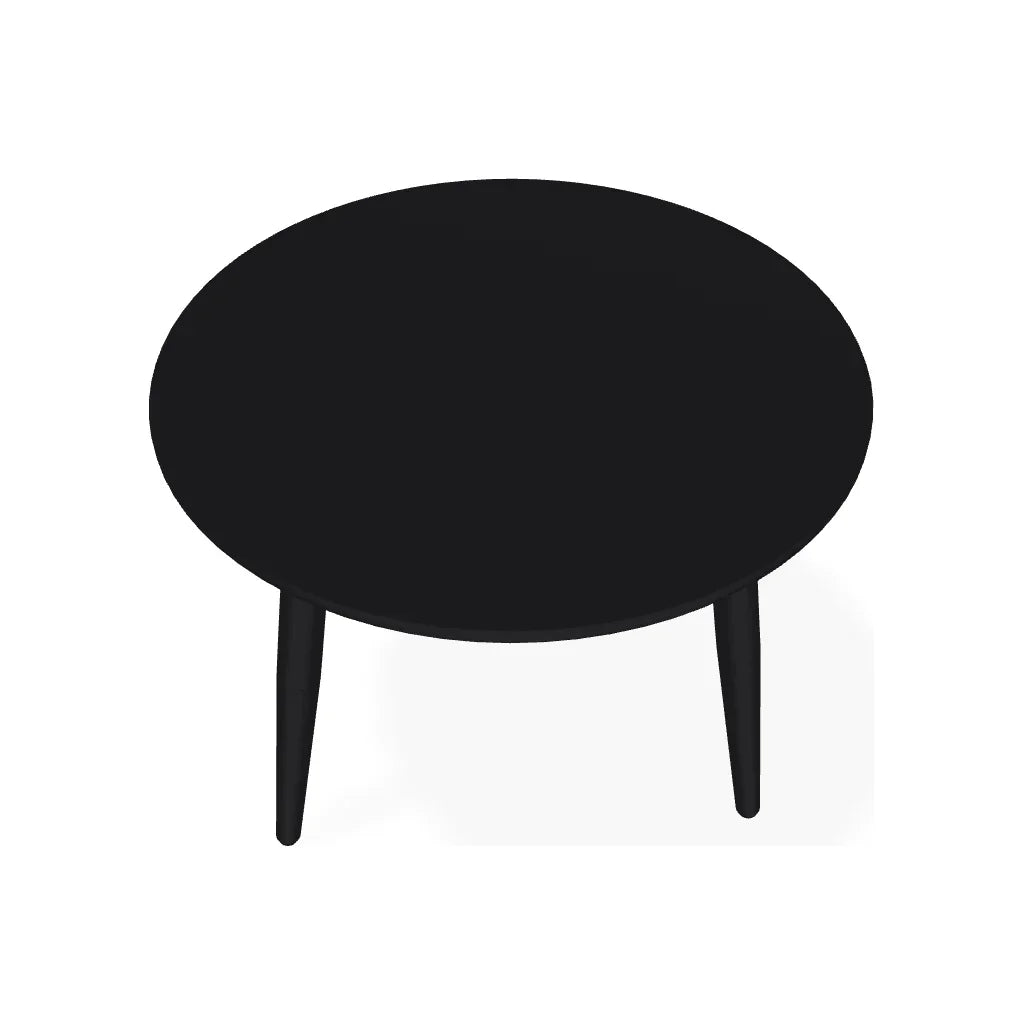 23" Round Marine Grade Polymer Top End Table - LOOMLAN - Telescope - Outdoor Side Tables