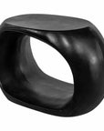26.75 Inch Outdoor Stool Black Contemporary - LOOMLAN - Moe's Home - Garden Stools
