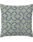 Emerald Sea Prodigy Gemstone Handmade Outdoor Pillow