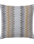 Biscotti Accordian Geo Handmade Outdoor Pillow