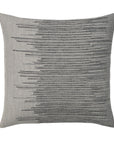 Expanse Gray Double Side Handmade Outdoor Pillow