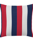 American Stripe Handmade Outdoor Pillow