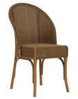 Loom Wicker Armless Outdoor Dining Chair-Outdoor Dining Chairs-Lloyd Flanders-LOOMLAN