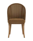 Loom Wicker Armless Outdoor Dining Chair-Outdoor Dining Chairs-Lloyd Flanders-LOOMLAN