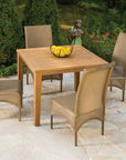 Loom High Back Armless Outdoor Dining Chair-Outdoor Dining Chairs-Lloyd Flanders-LOOMLAN