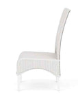 Loom High Back Armless Outdoor Dining Chair-Outdoor Dining Chairs-Lloyd Flanders-LOOMLAN