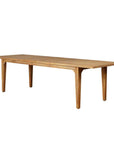 Teak Double Butterfly Leaf Outdoor Dining Table-Outdoor Dining Tables-Lloyd Flanders-LOOMLAN