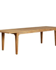 Teak Double Butterfly Leaf Outdoor Dining Table-Outdoor Dining Tables-Lloyd Flanders-LOOMLAN