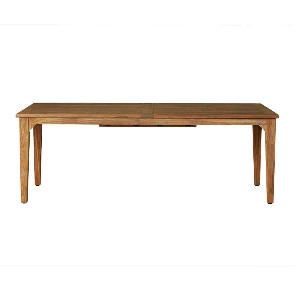 Teak Double Butterfly Leaf Outdoor Dining Table-Outdoor Dining Tables-Lloyd Flanders-LOOMLAN