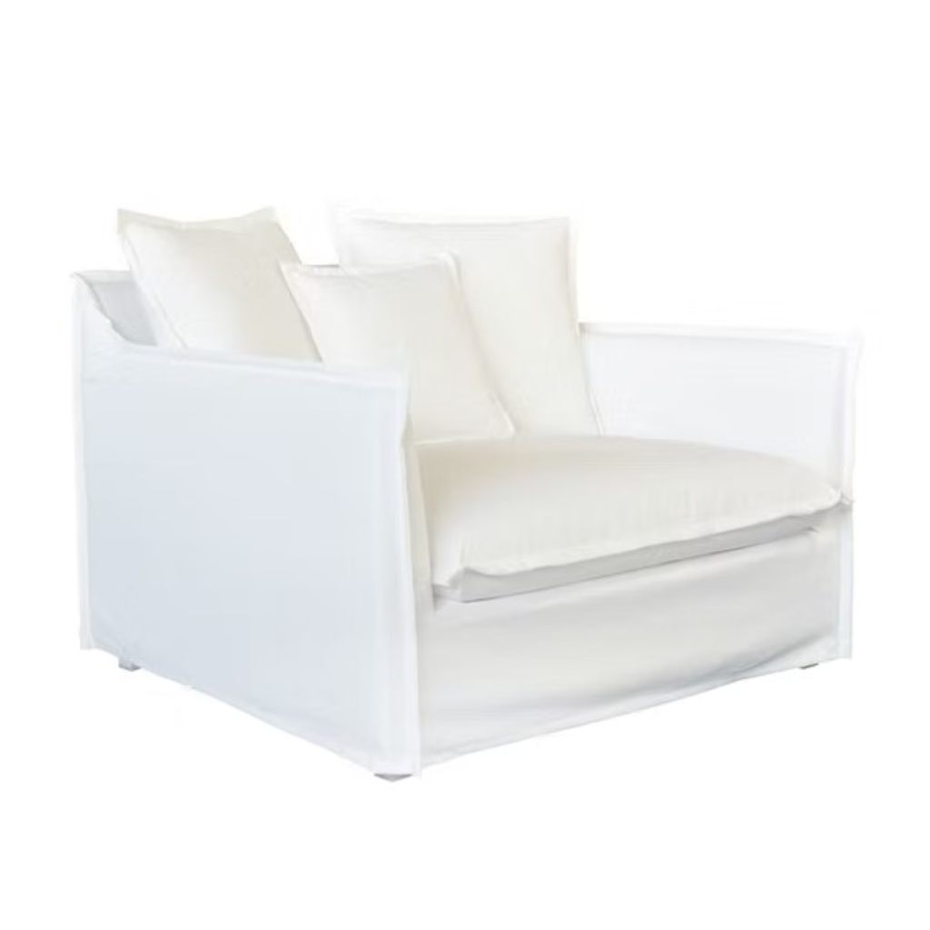 Jason White Slipcovered Outdoor Chair - view 7